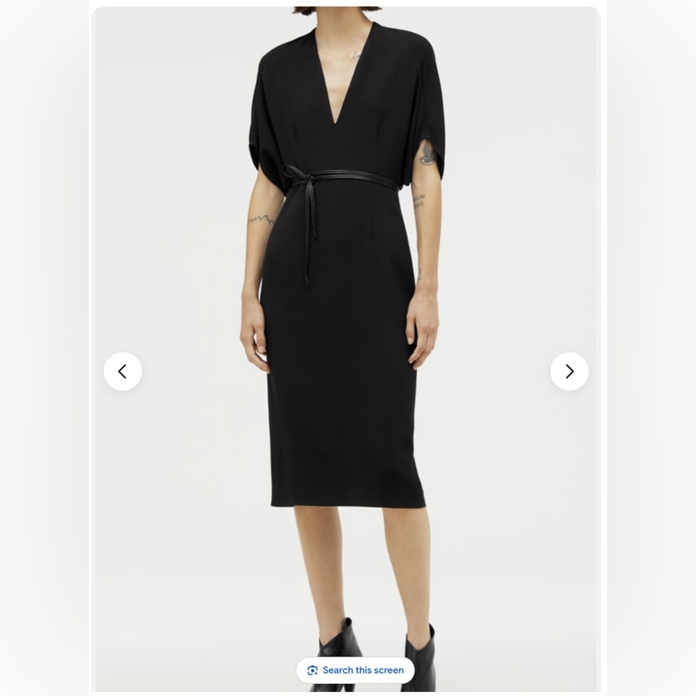 NWT Zara x Narciso Rodriguez Midi Dress - Black